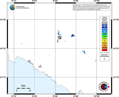Mappa MCS - territori località