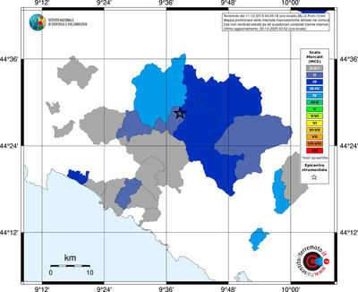 Mappa MCS - territori comuni