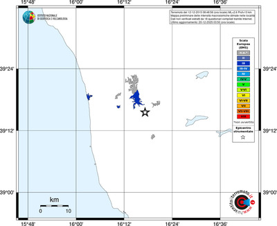 Mappa EMS - territori località