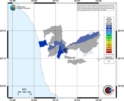 Mappa MCS - territori comuni