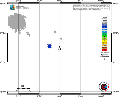 Mappa EMS - territori località