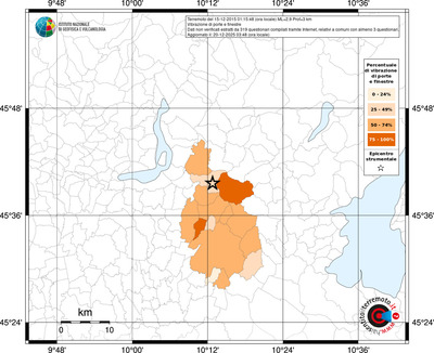 Mappa territorio comunale con almeno 3 questionari