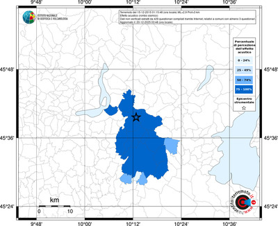 Mappa territorio comunale con almeno 3 questionari