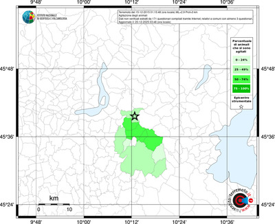 Mappa territorio comunale con almeno 3 questionari