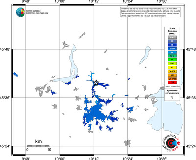 Mappa EMS - territori località