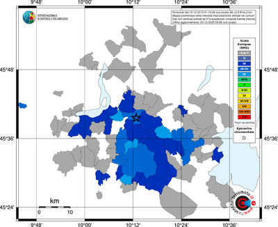 Mappa EMS - territori comuni