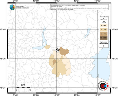 Mappa territorio comunale con almeno 3 questionari