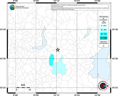 Mappa territorio comunale con almeno 3 questionari