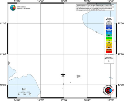 Mappa EMS - territori località