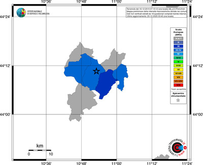 Mappa EMS - territori comuni