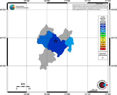 Mappa MCS - territori comuni