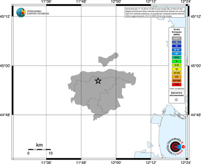 Mappa EMS - territori comuni