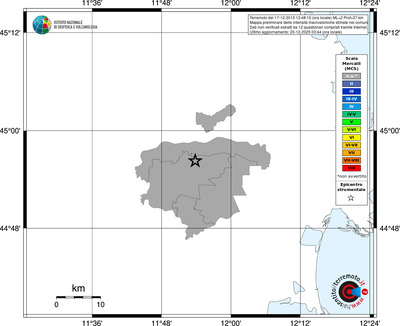 Mappa MCS - territori comuni