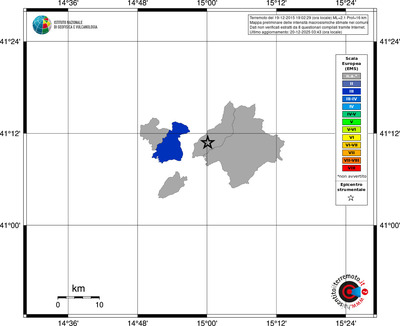 Mappa EMS - territori comuni