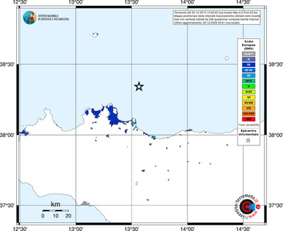 Mappa EMS - territori località