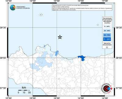 Mappa territorio comunale con almeno 3 questionari