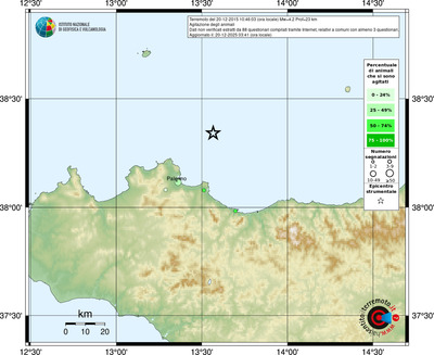 Mappa comuni con almeno 3 questionari