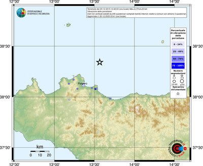 Mappa comuni con almeno 3 questionari