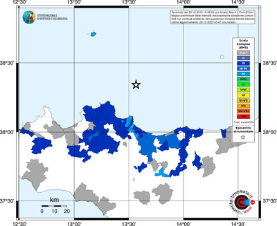 Mappa EMS - territori comuni