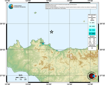 Mappa comuni con almeno 3 questionari