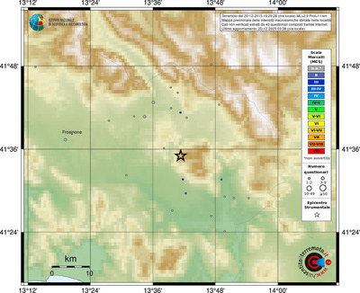 Mappa MCS - località