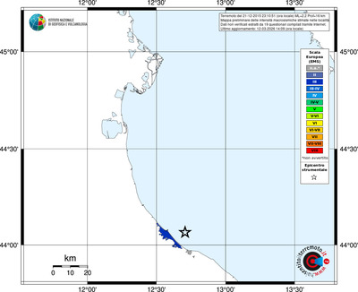 Mappa EMS - territori località
