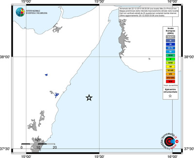 Mappa EMS - territori località