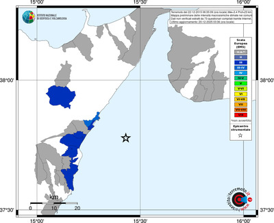 Mappa EMS - territori comuni