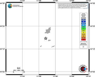 Mappa MCS - territori località