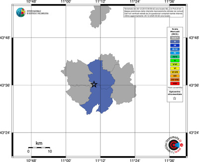 Mappa MCS - territori comuni