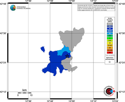 Mappa EMS - territori comuni