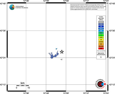 Mappa MCS - territori località