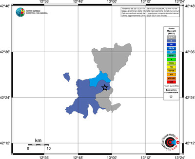 Mappa MCS - territori comuni