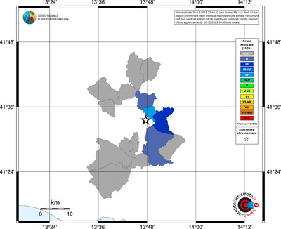 Mappa MCS - territori comuni