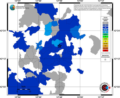 Mappa EMS - territori comuni