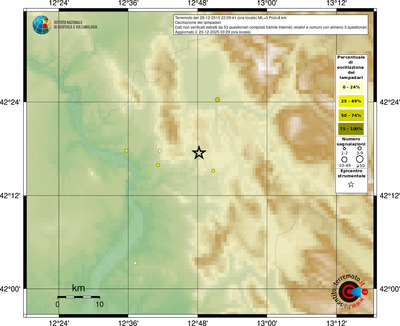Mappa comuni con almeno 3 questionari