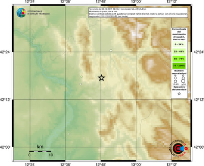 Mappa comuni con almeno 3 questionari