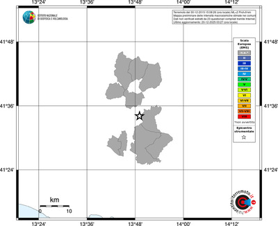 Mappa EMS - territori comuni