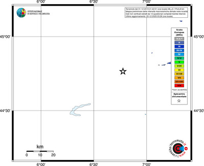 Mappa EMS - territori località