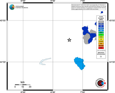 Mappa EMS - territori comuni