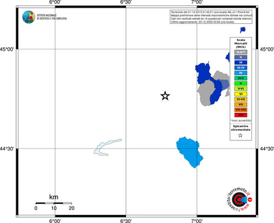 Mappa MCS - territori comuni