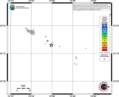 Mappa MCS - territori località