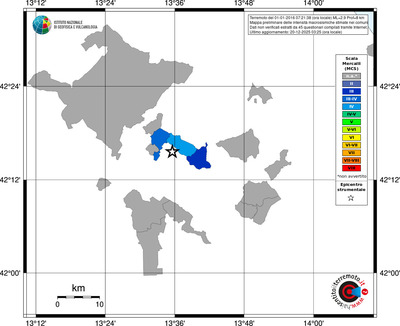 Mappa MCS - territori comuni