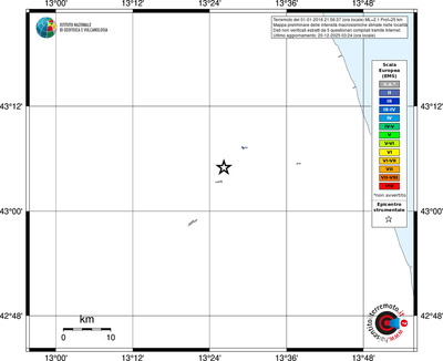 Mappa EMS - territori località