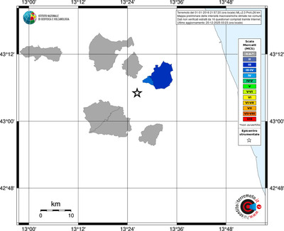 Mappa MCS - territori comuni