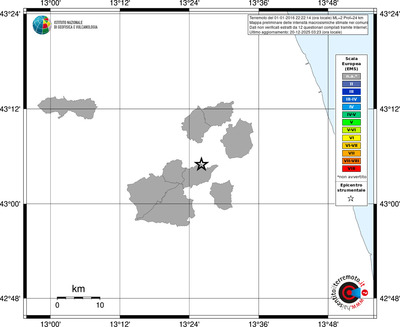 Mappa EMS - territori comuni
