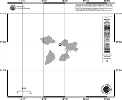 Mappa EMS - territori comuni