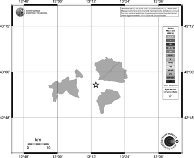 Mappa MCS - territori comuni