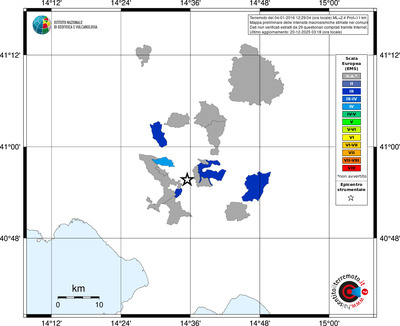 Mappa EMS - territori comuni