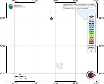 Mappa MCS - territori località